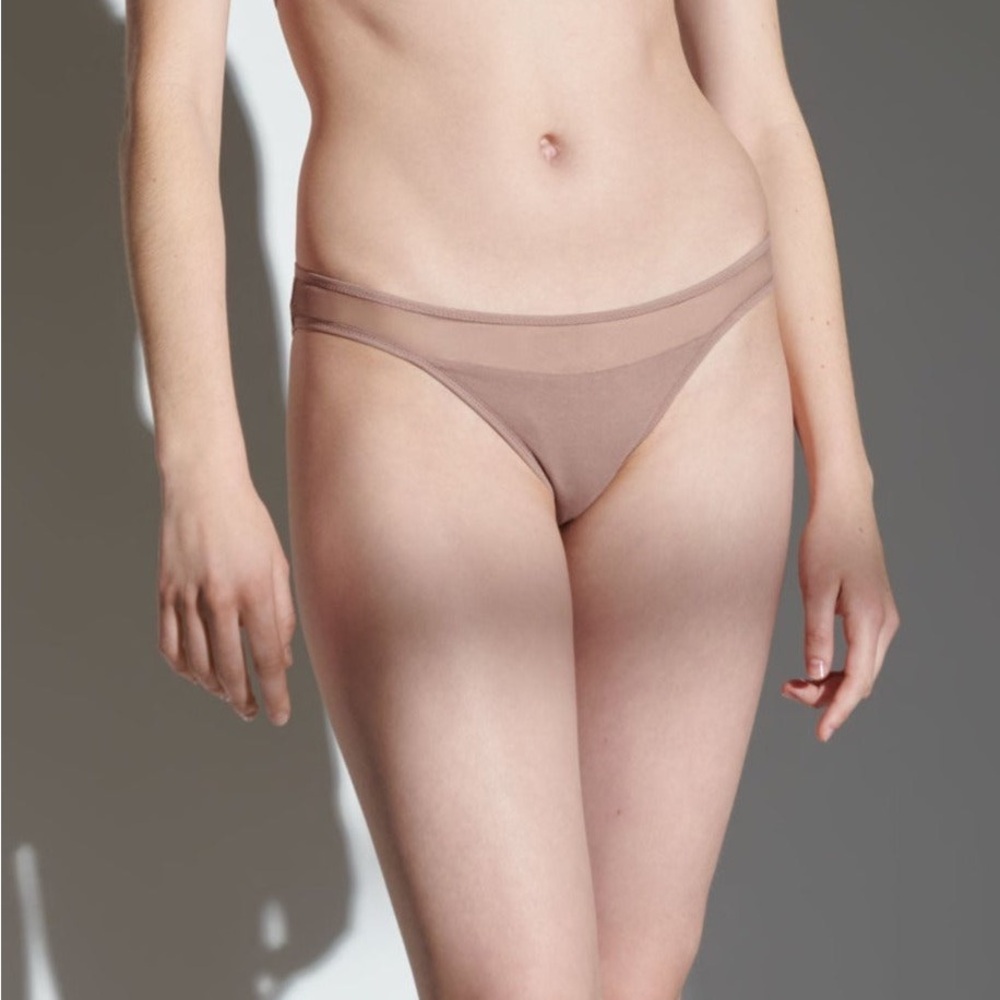 SKIN Onyx Tulle Bikini - Fig